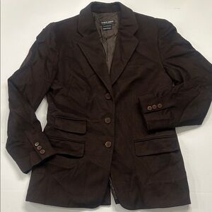 Giorgio Armani Women's Dark Brown Suit Jacket